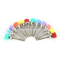 100Pcs Mixed Color Disposable Flat Type Dental Polishing Prophy Brush